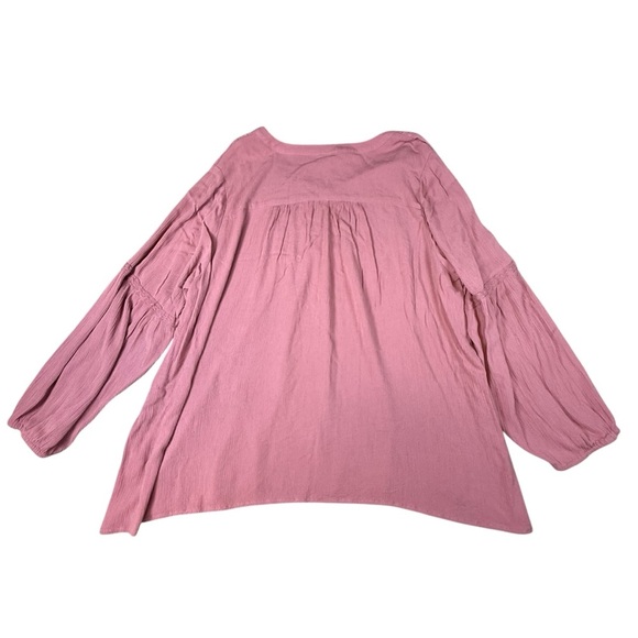 TORRID CRINKLE GAUZE EMBROIDERED TOP WOMEN’S SiZE 4 PRE-OWNED - Picture 5 of 5